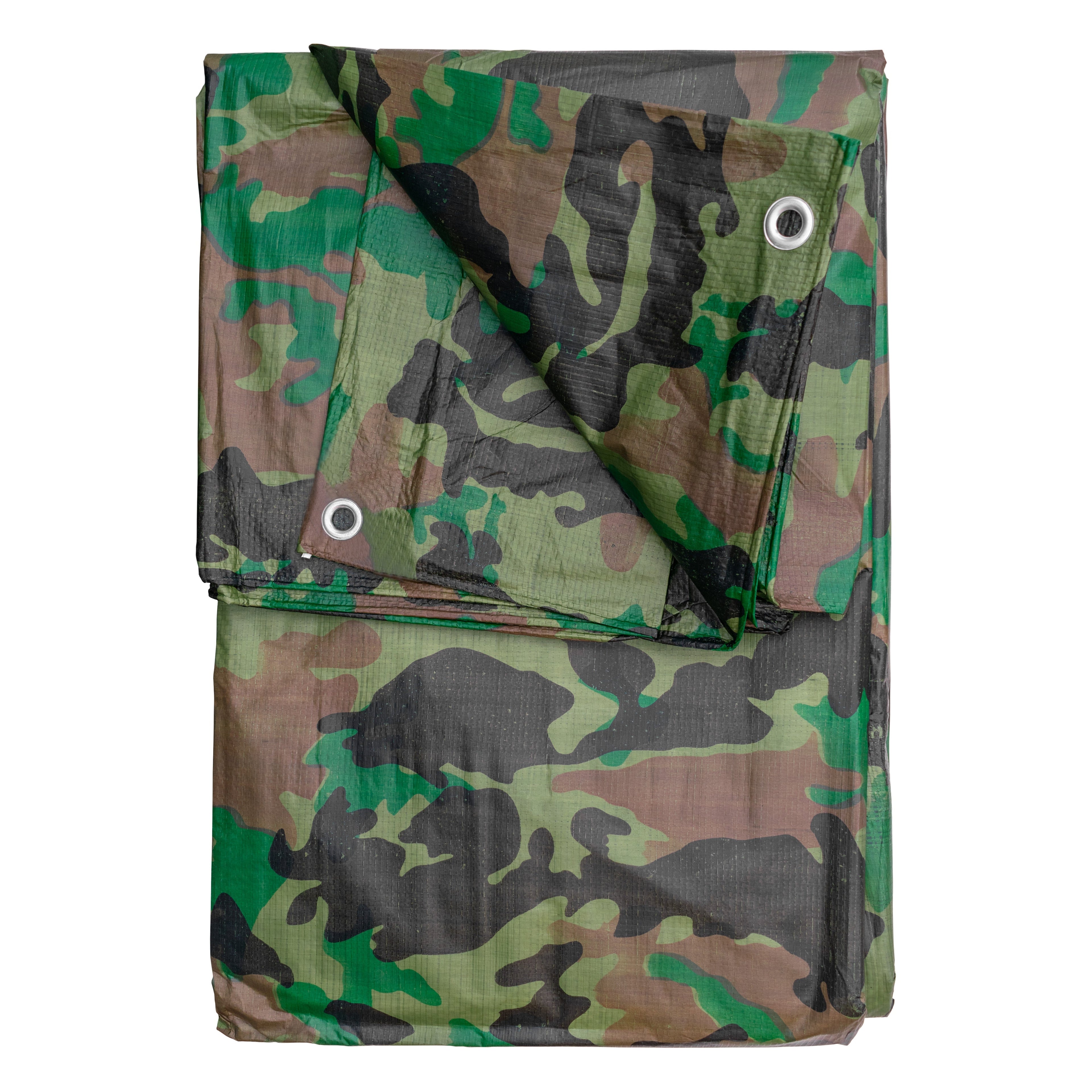 M-Grade Camouflage Tarpaulin 4m x 6m Camping Groundsheet Tarp Camo Waterproof Material Cover_4