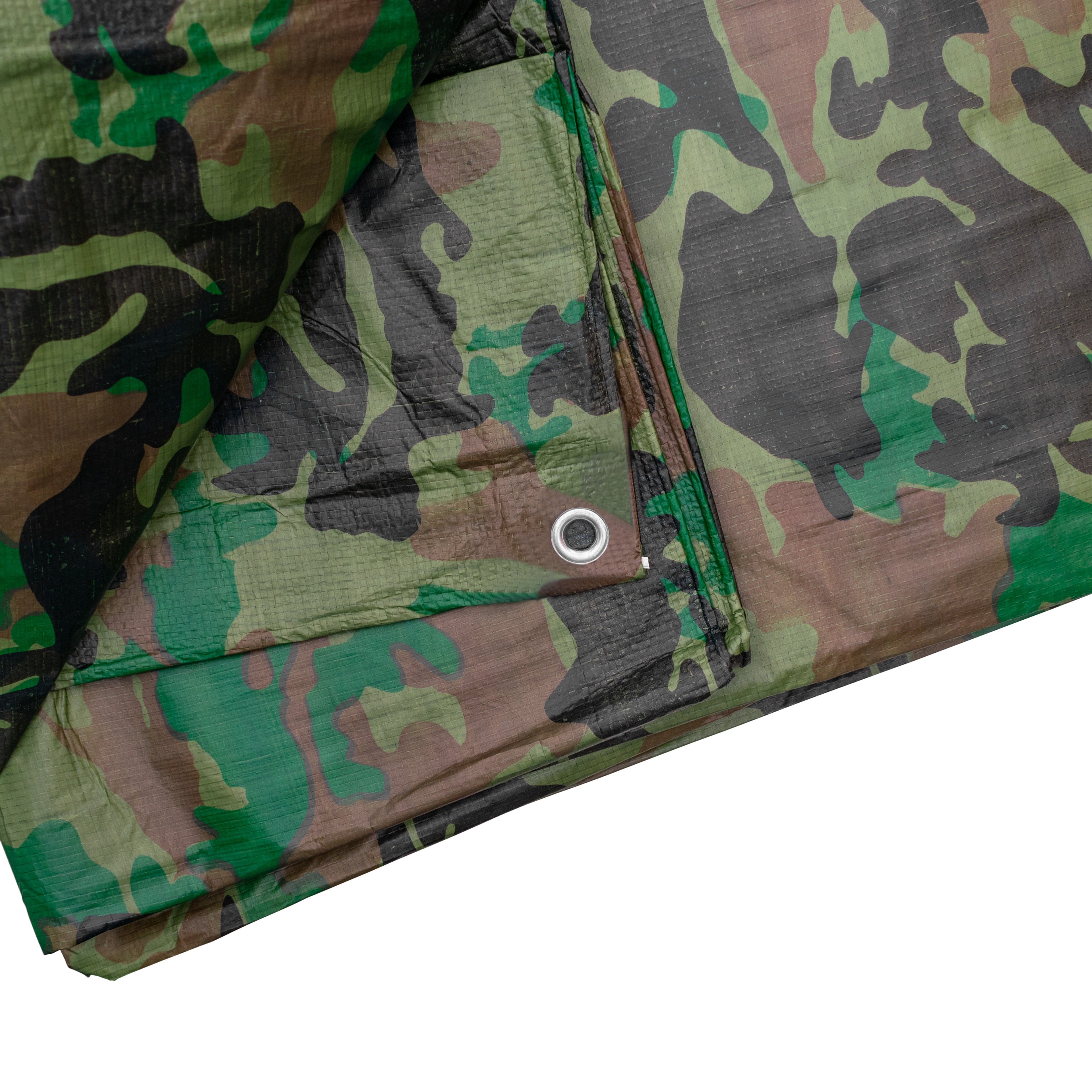 M-Grade Camouflage Tarpaulin 5m x 5m Camping Groundsheet Tarp Camo Waterproof Material Cover_5