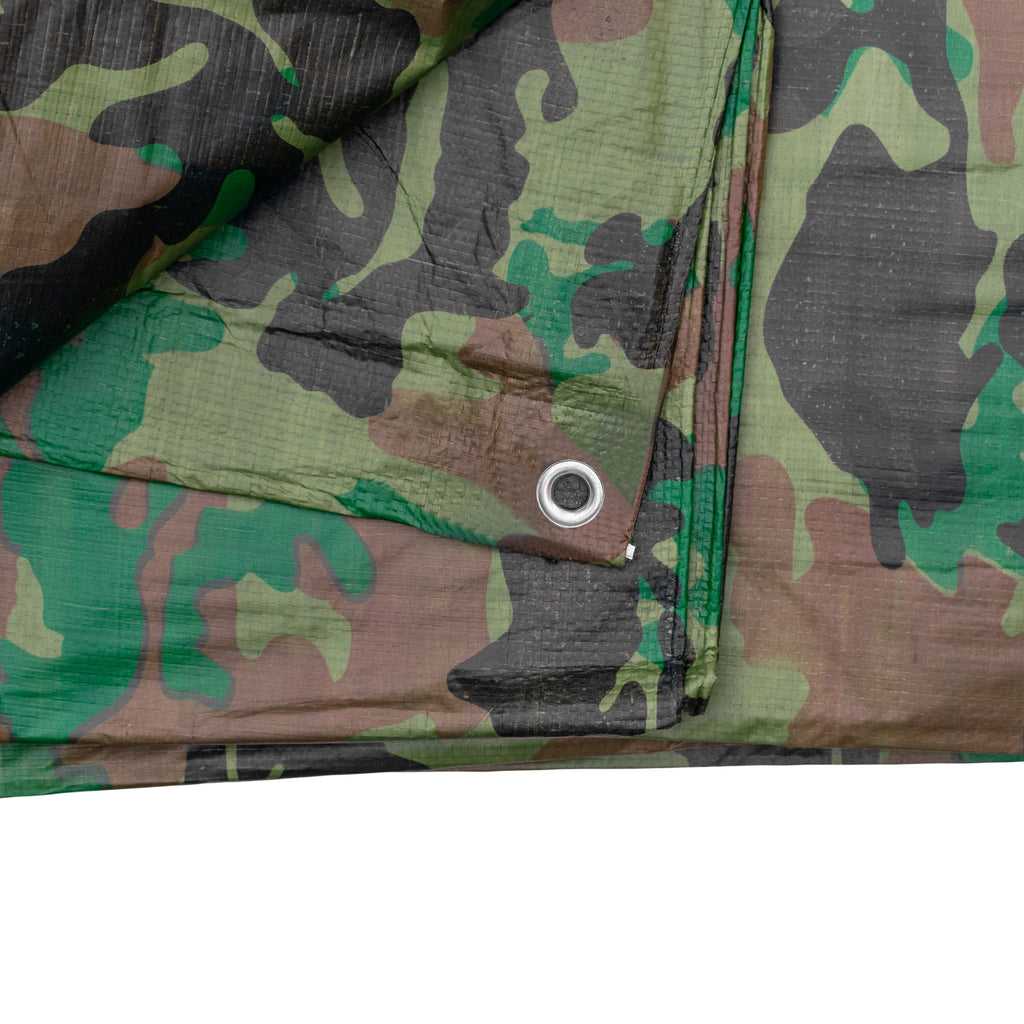 M-Grade Camouflage Tarpaulin 2m x 3m Tarp Camo Waterproof Lightweight Cover Sheeting_6