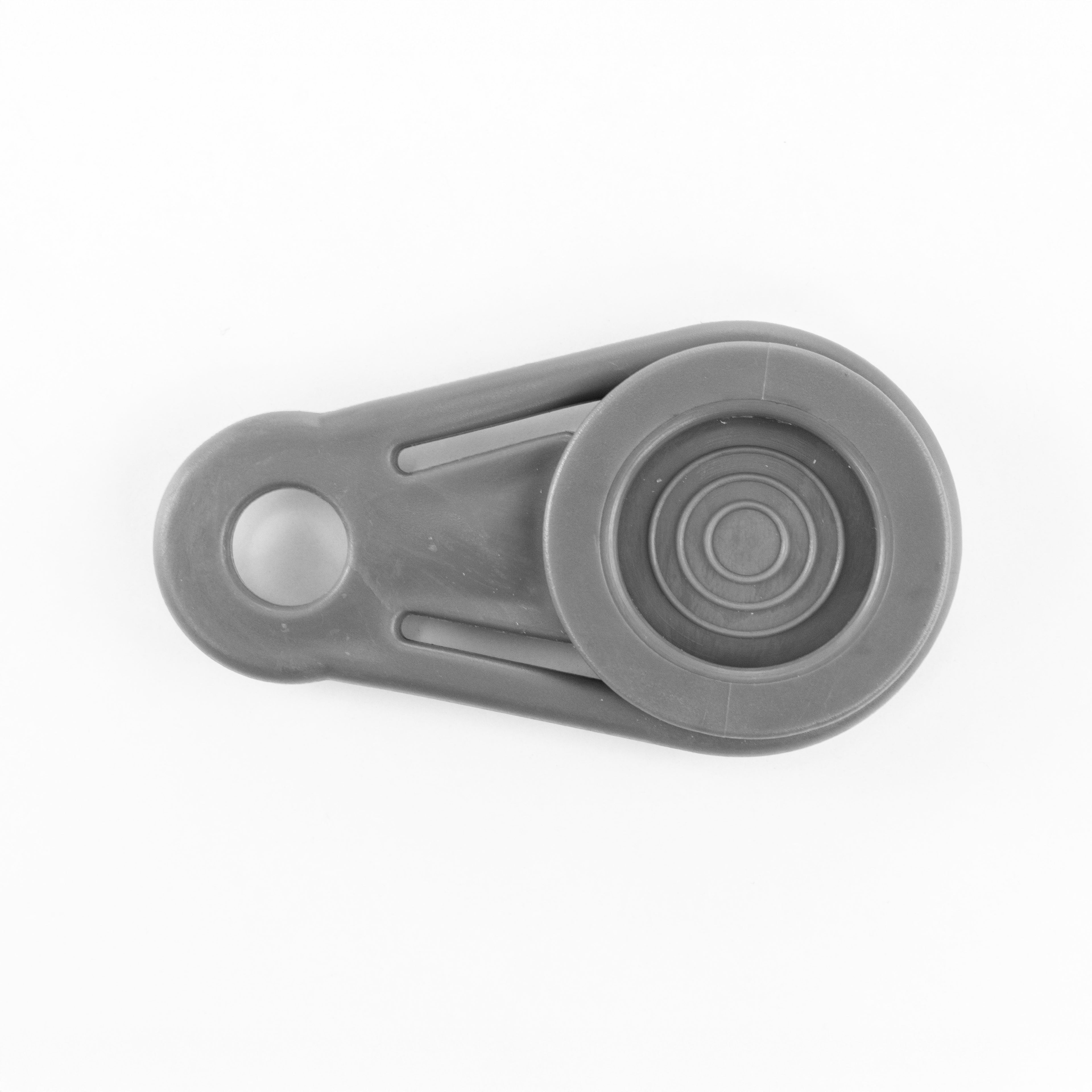 Tarpaulin Eyelet Holding Clip Round Grey