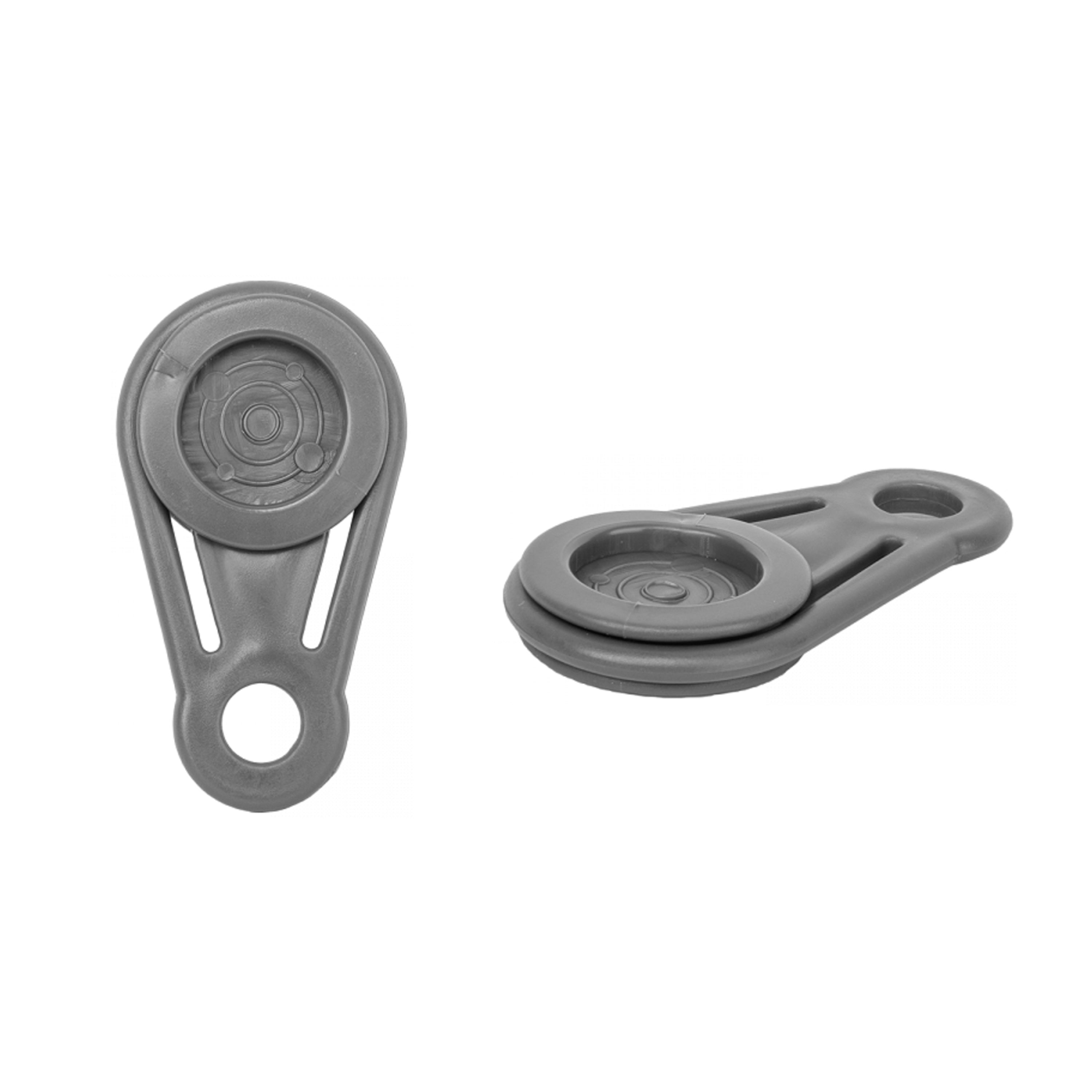 Tarpaulin Eyelet Holding Clip Round Grey Securing Holder Clamp Seal_1