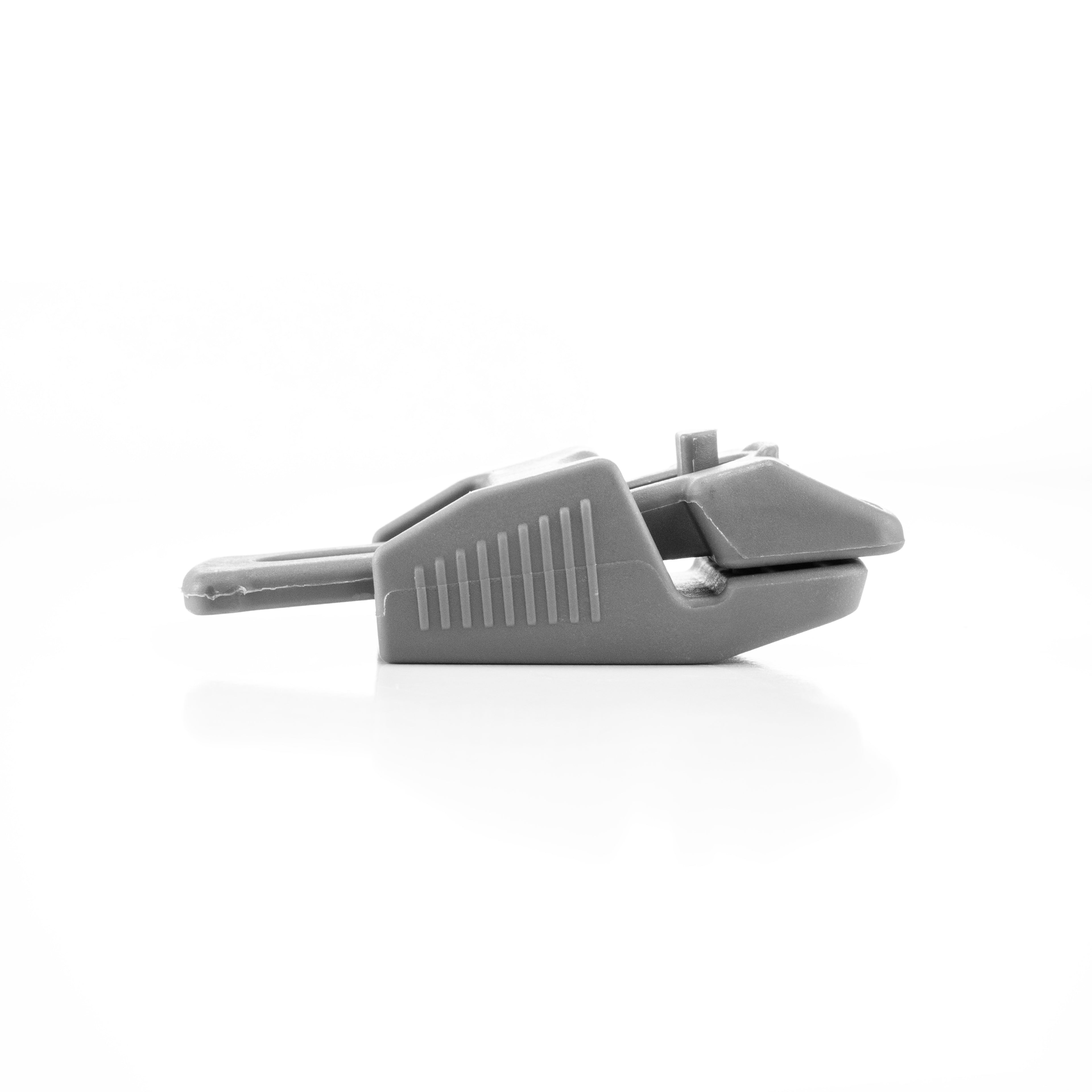 Tarpaulin Slide Fastening Clip Grey