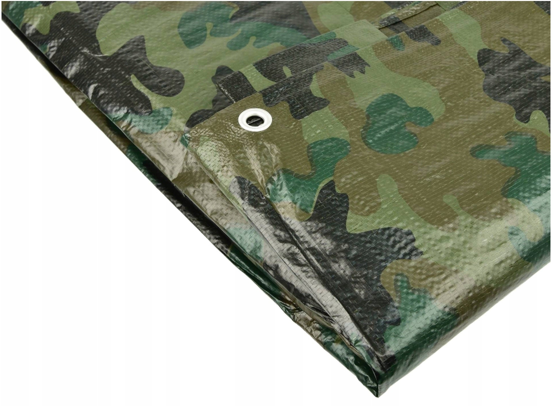 M-Grade Camouflage Tarpaulin 6m x 8m Tarp Camping Camo Coverup Nature Gardening Outdoor Tarp Cover Sheeting_4