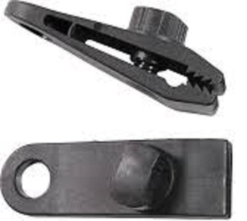 Tarpaulin Screw Fastening Clip Black Clamp Fastener Hold-Down Securing Tarp Grips Holders Locking Grip Clips Reusable_1