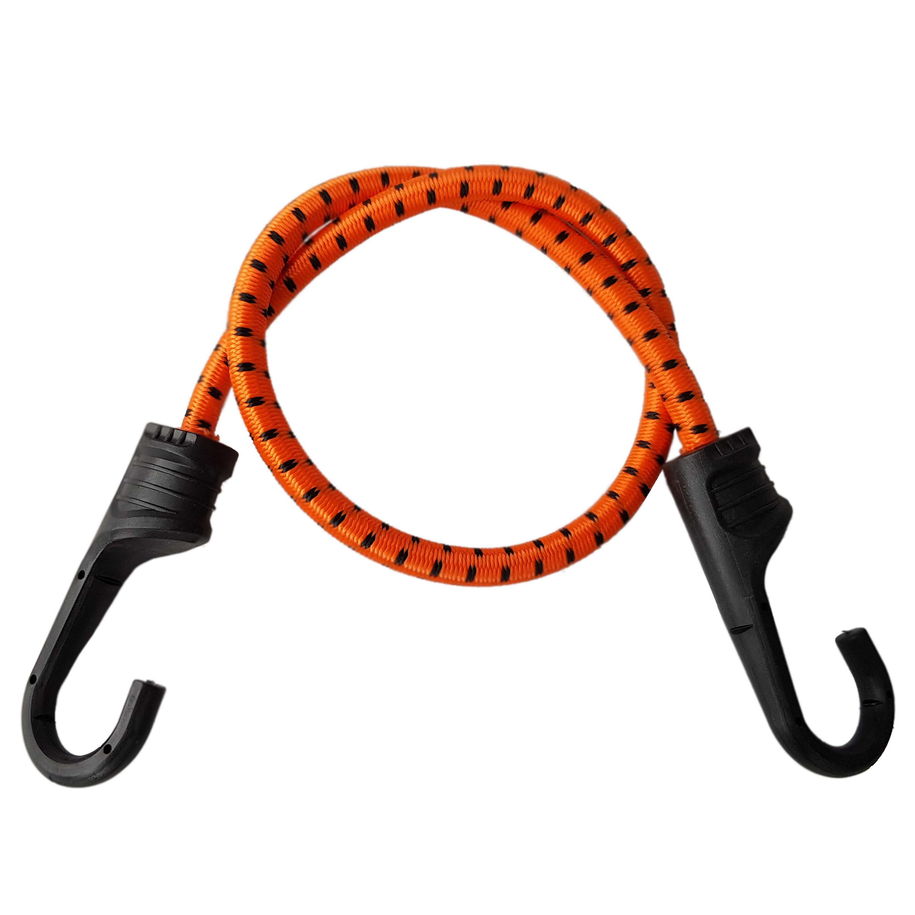 Bungee Cord 60cm with PVC-Coated Metal Hooks