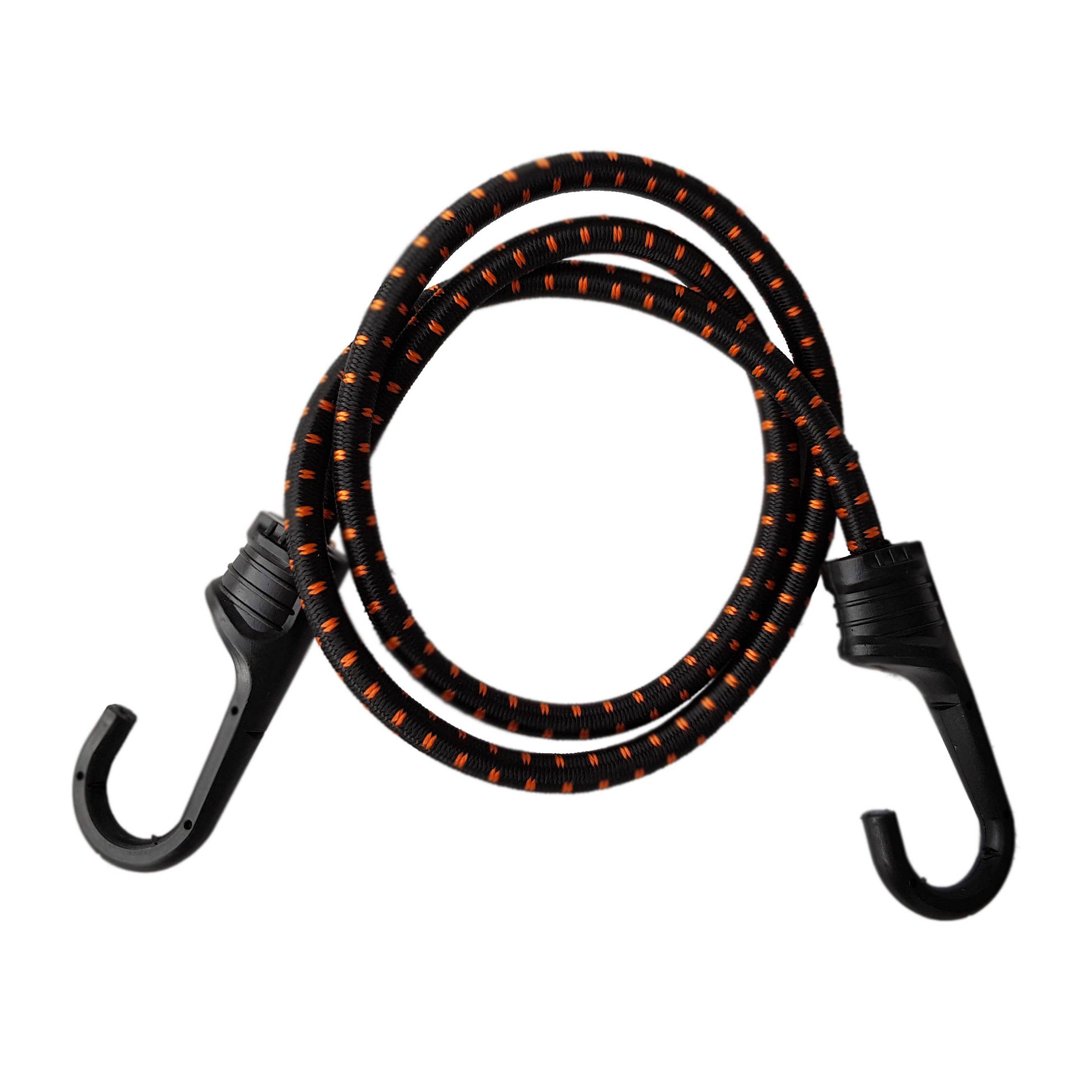 Bungee Cord 100cm with PVC-Coated Metal Hooks