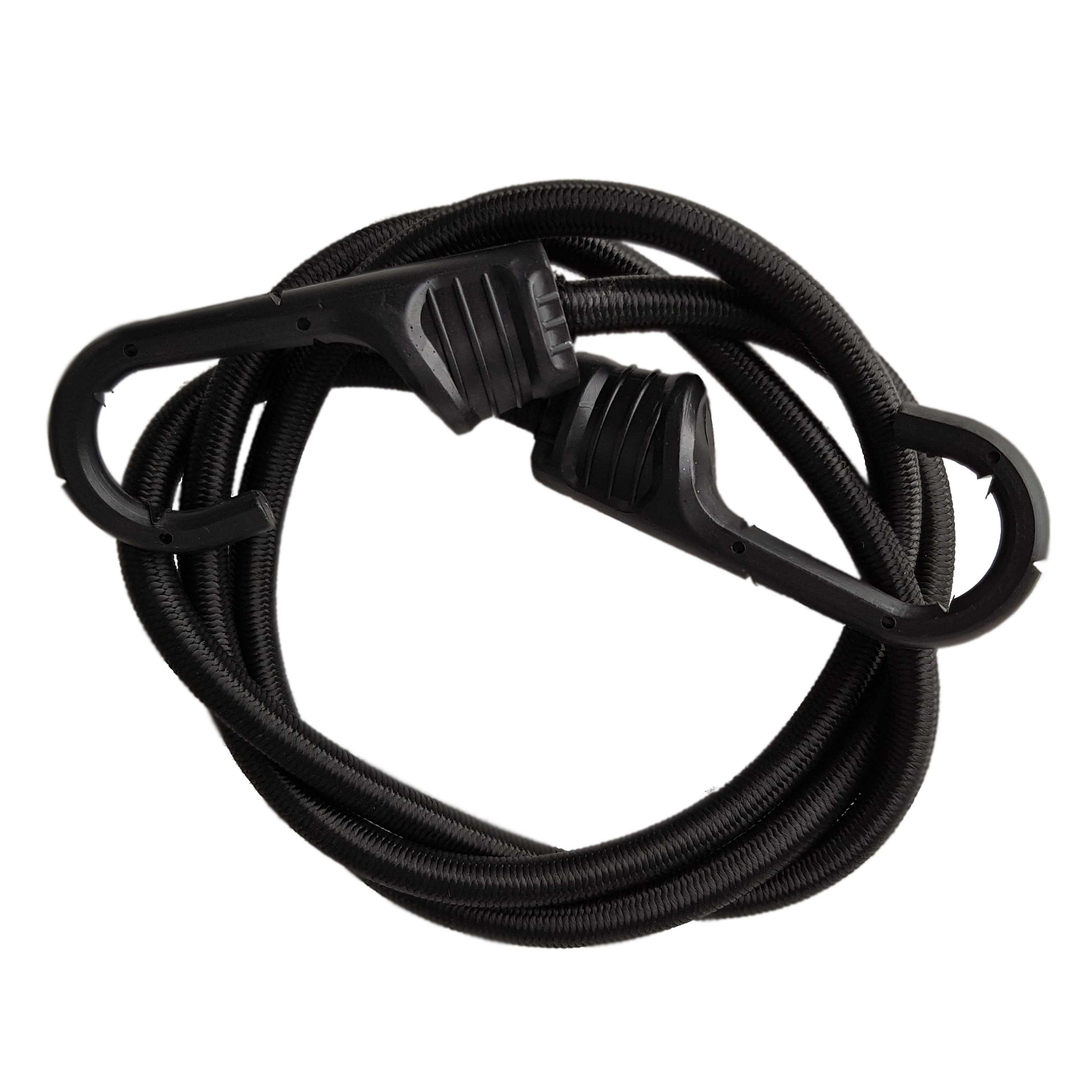 Bungee Cord 120cm with PVC-Coated Metal Hooks