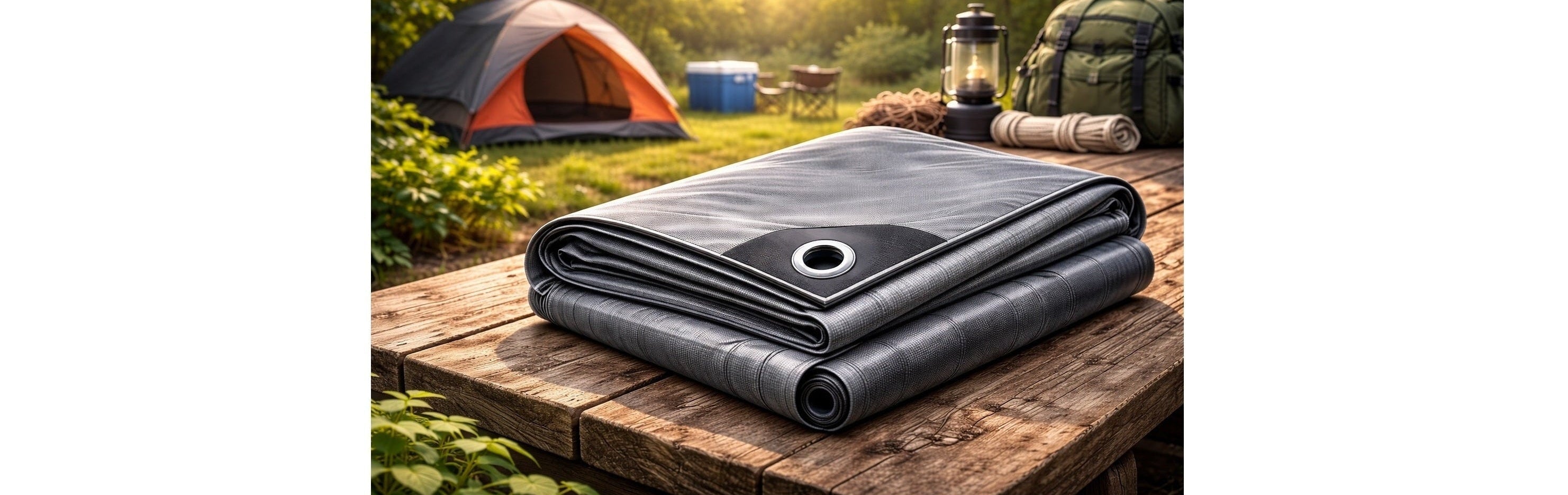 Tarpaulin Banner Image Tarp Waterproof Groundsheet Folder Rain Cover